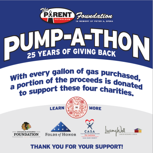 Pump-A-Thon Main Sign Pump-A-Thon Main Sign